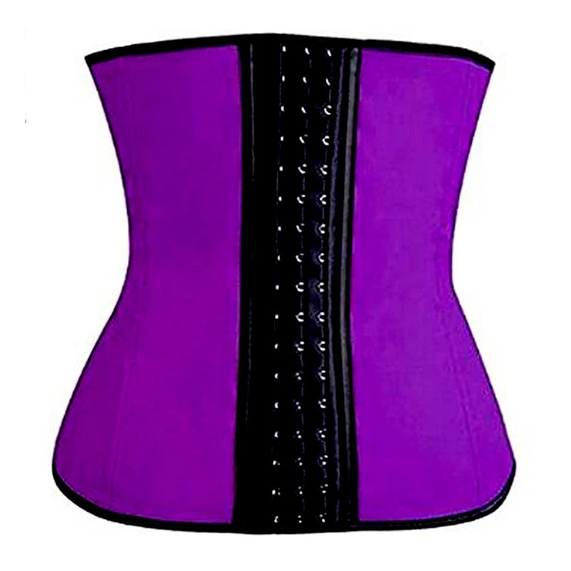 AfruliA Fajas Colombians Girdles Latex Waist Trainer Long Torso Corset Shapewear Slimming Belly Sheath Body Shaper 9 Steel Bones
