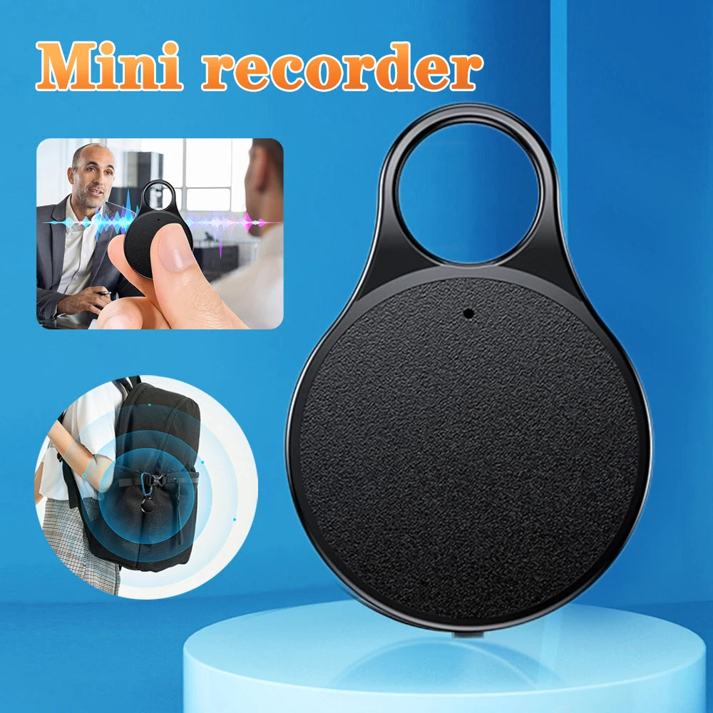 Mini Voice Recorder Pendant 8G 16G 32G Professional Dictaphone Voice Activated HD Noise Reduction Audio Recording MP3 Player