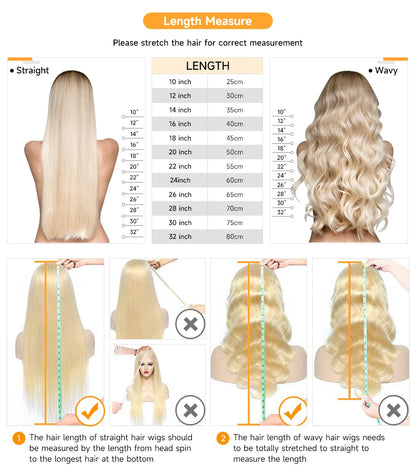 Blonde 613 Lace Front Wigs 13x6 HD Lace Wig Human Hair 13x4 Lace Frontal Wig Brazilian Body Wave Remy Hair Extensions For Women