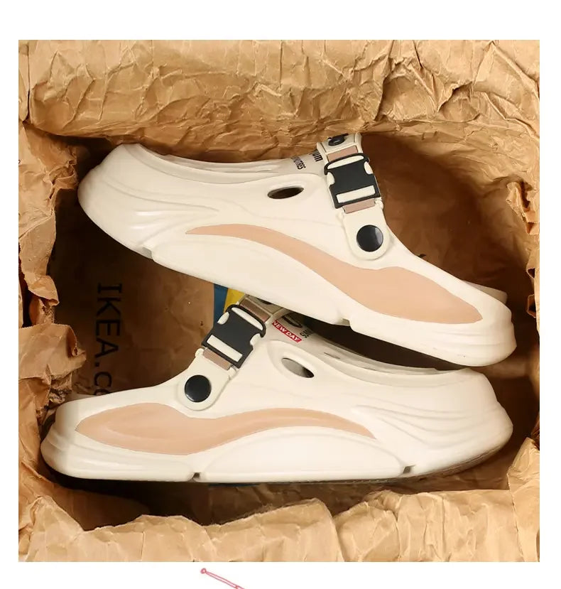 Men Summer Massage Slippers Outdoor Beach Sandals Women Soft Clogs Garden Bottom Indoor Flip Flops Male Sandals Casual Shoes