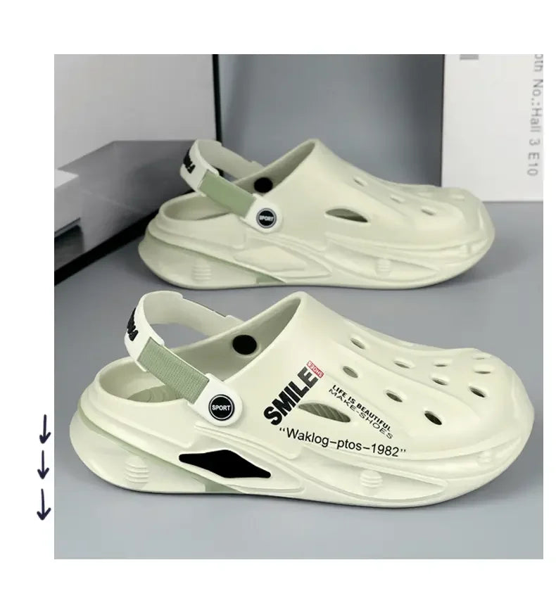 Men Summer Massage Slippers Women Indoor Soft Garden Bottom Slippers Outdoor Sandals Male Flip Flops Sandals Beach Casual Shoes