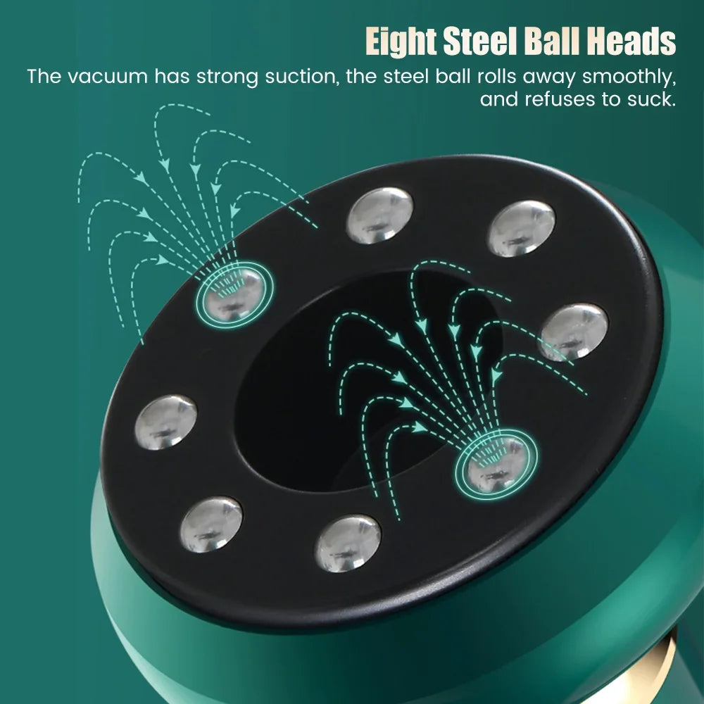 12 Levels Electric Cupping Massager Vacuum Suction Cup GuaSha  Anti Cellulite Scraping Heating Body Slimming Massage Therapy