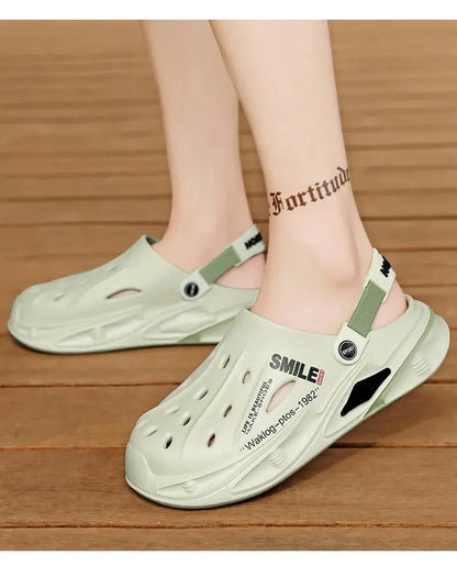Men Summer Massage Slippers Women Indoor Soft Garden Bottom Slippers Outdoor Sandals Male Flip Flops Sandals Beach Casual Shoes