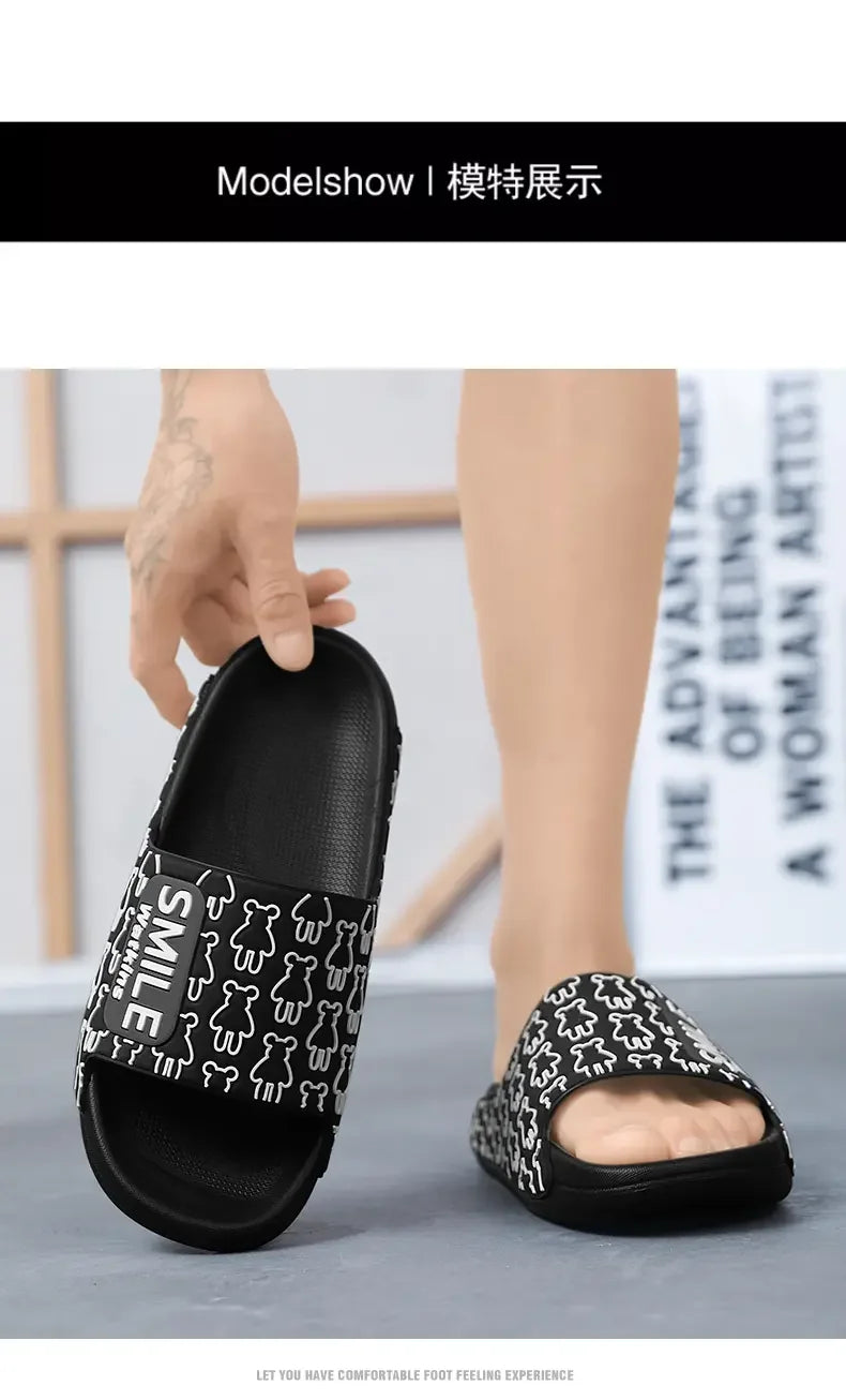 2025 Hot Sale Summer Sandals For Women Soft EVA Cloud Men's Slippers Outdoor Non-slip Men Slides Fashion Casual Beach Shoes