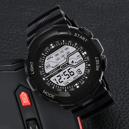 Multifunction Men's Sports Watch Led Digital Watch Big Dial  Luminous Men Sport Watch Luminous Electronic Watch