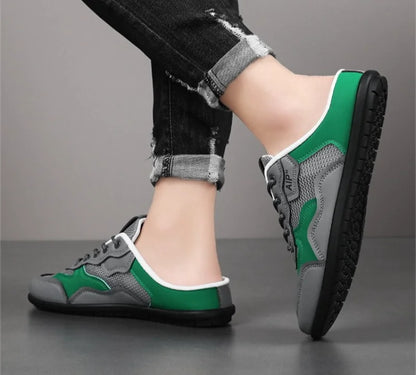 Summer Man Casual Half Slippers Breathable Soft-soled Support Leisure Flats Shoes Outdoor Light No Slip Men Sneakers Sandals 슬리퍼
