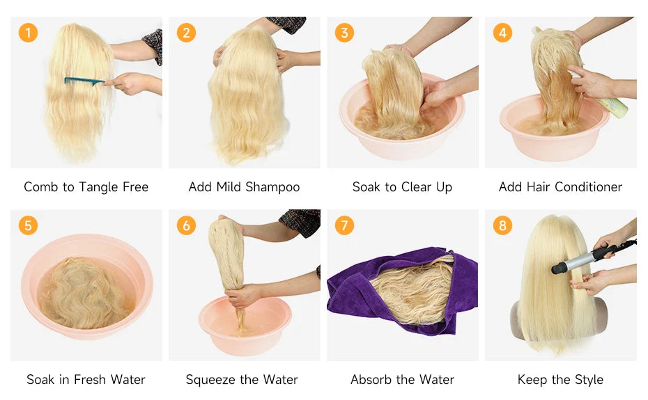 Blonde 613 Lace Front Wigs 13x6 HD Lace Wig Human Hair 13x4 Lace Frontal Wig Brazilian Body Wave Remy Hair Extensions For Women