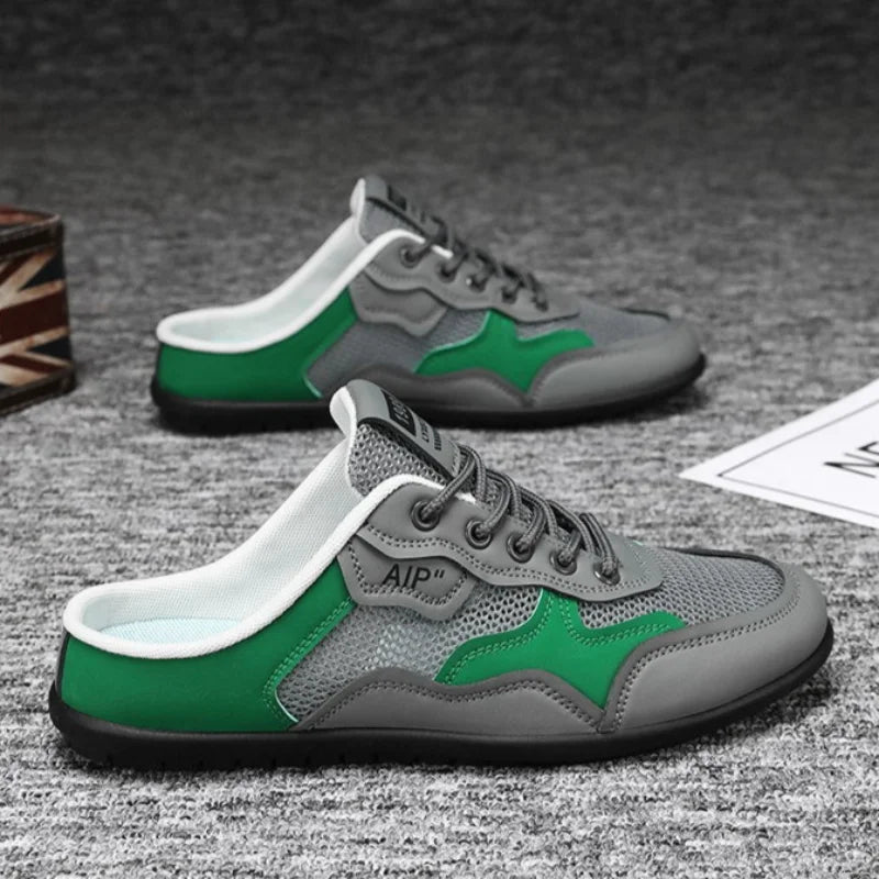 Summer Man Casual Half Slippers Breathable Soft-soled Support Leisure Flats Shoes Outdoor Light No Slip Men Sneakers Sandals 슬리퍼