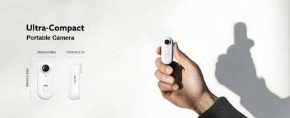 4K UHD Mini Vlog Camera Wireless WiFi Sports Action Camera Small Pocket Body Camcorder Photography Videography Portable Camera