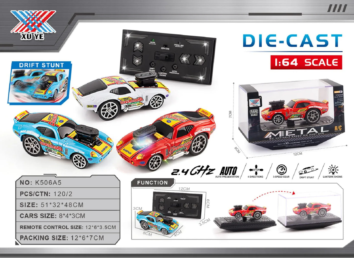 New English 2.4GHZ Mini Desktop Remote Control Car Alloy Car Speed Drift Children's RC Remote Control Toy Car Gift