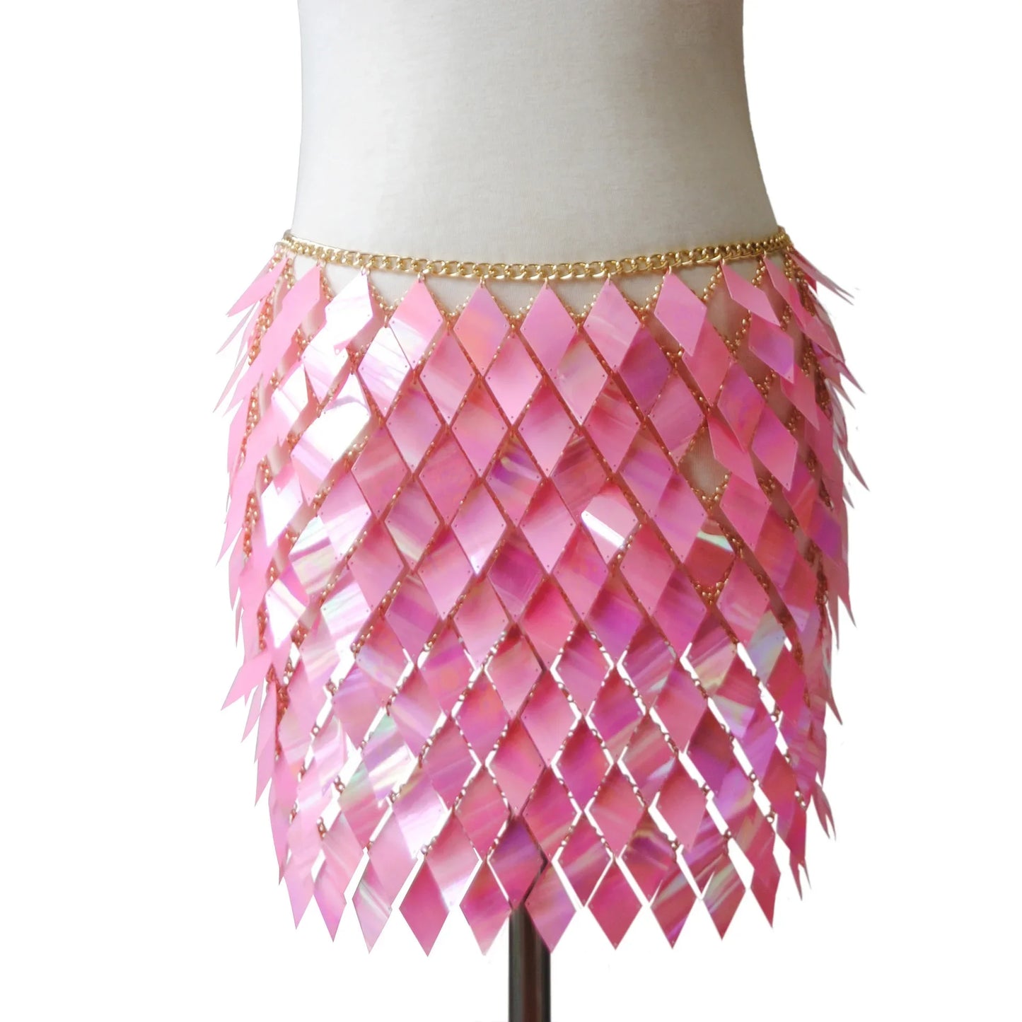 Sequins Skirt Set Women Festival Party Rave Outfit Backless Sexy Body Chain Nightclub Gogo Dancer Costume Summer Beach Wear Jazz