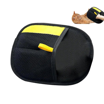 Pet Static Dedusting Brush Grooming Gloves Pet Hair Remover Brush Double-Sided Removing Dog Cat Hair Sofa Carpet Clothes