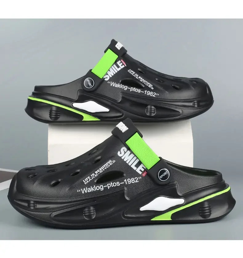 Men Summer Massage Slippers Women Indoor Soft Garden Bottom Slippers Outdoor Sandals Male Flip Flops Sandals Beach Casual Shoes