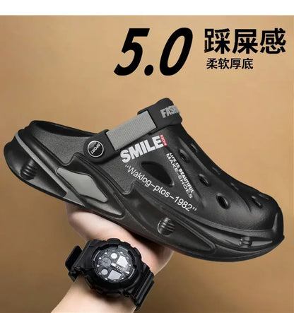 Men Summer Massage Slippers Women Indoor Soft Garden Bottom Slippers Outdoor Sandals Male Flip Flops Sandals Beach Casual Shoes