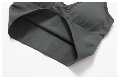 Hanging Neck Bra Sports Bra Seamless Sports Underwear Bra Open Back Fitness Yoga Top Bras Support Women Workout Gym Crop Top