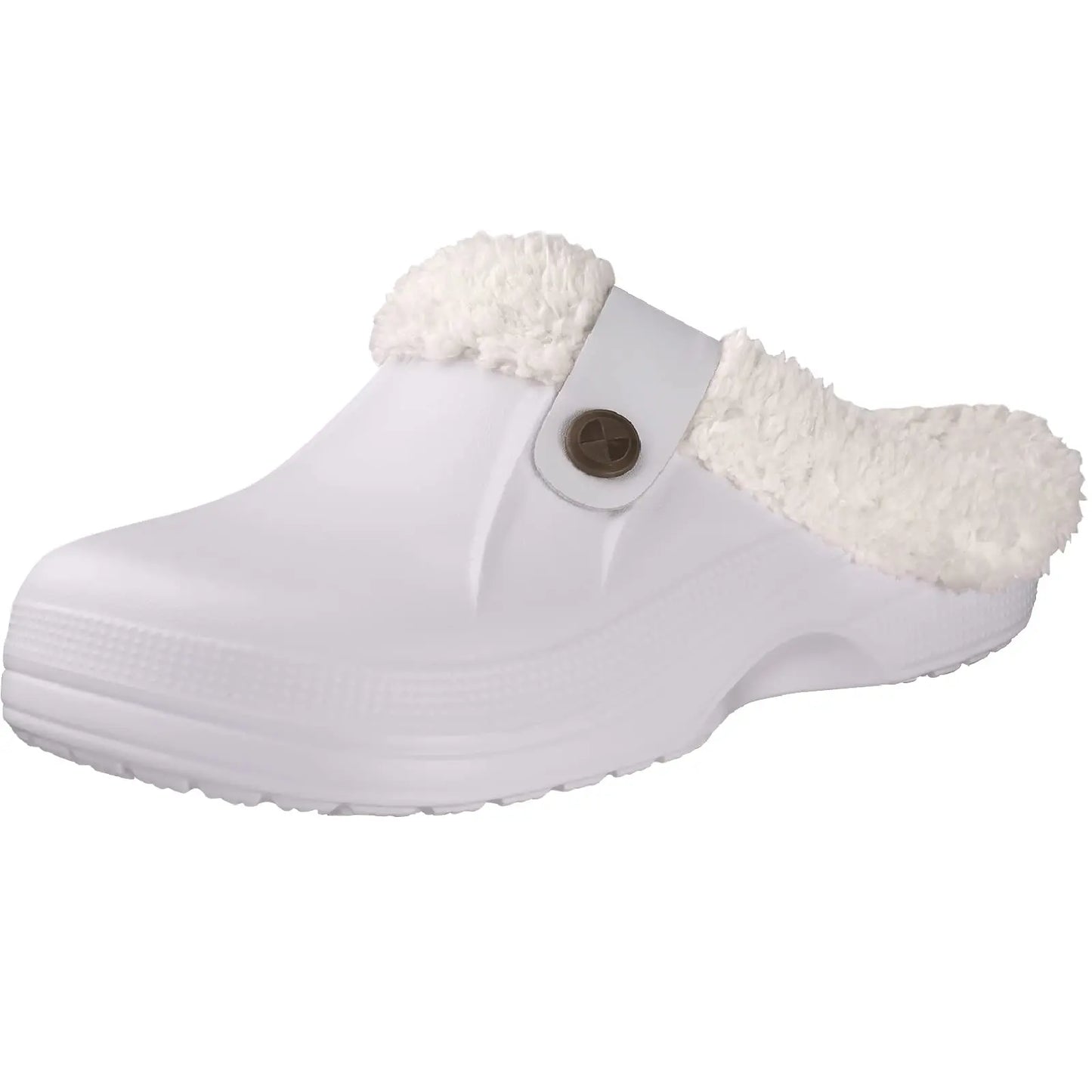Fashion Men Cotton Slippers Winter Women Men Short Plush Slippers Casual Waterproof Garden Men Shoes New Fur Furry Cotton Shoes