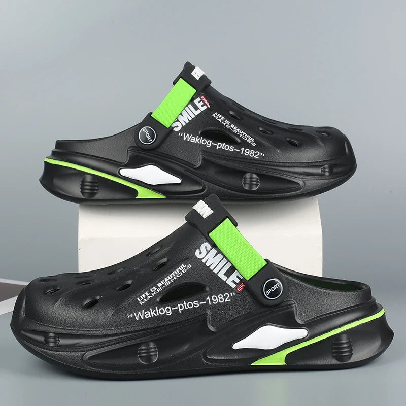 Men Summer Massage Slippers Women Indoor Soft Garden Bottom Slippers Outdoor Sandals Male Flip Flops Sandals Beach Casual Shoes