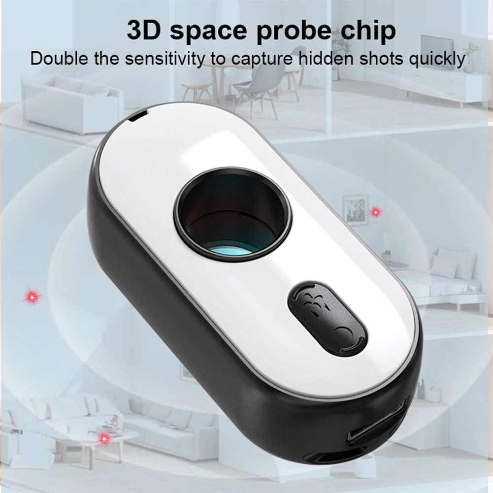 Camera Detector Portable Hidden Devices Camera Bug Detector Security Protection Infrared Camera Finder for Travel Office Hotel