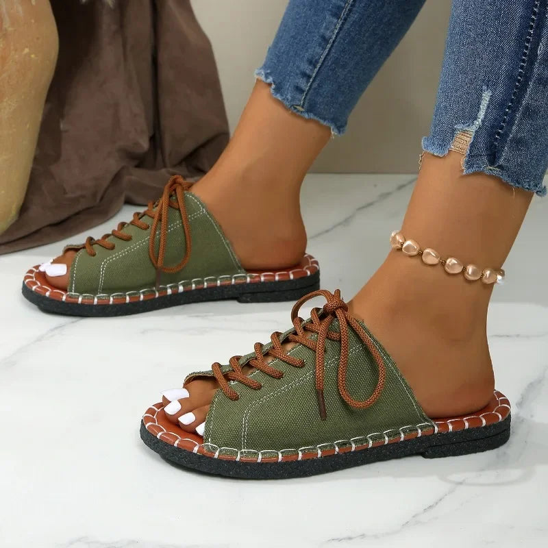 Women Slippers Casual Beach Holiday Slippers Summer Fashion Outdoor Flat Shoes Open Toe Sandals Slides Women Zapatos De Mujer