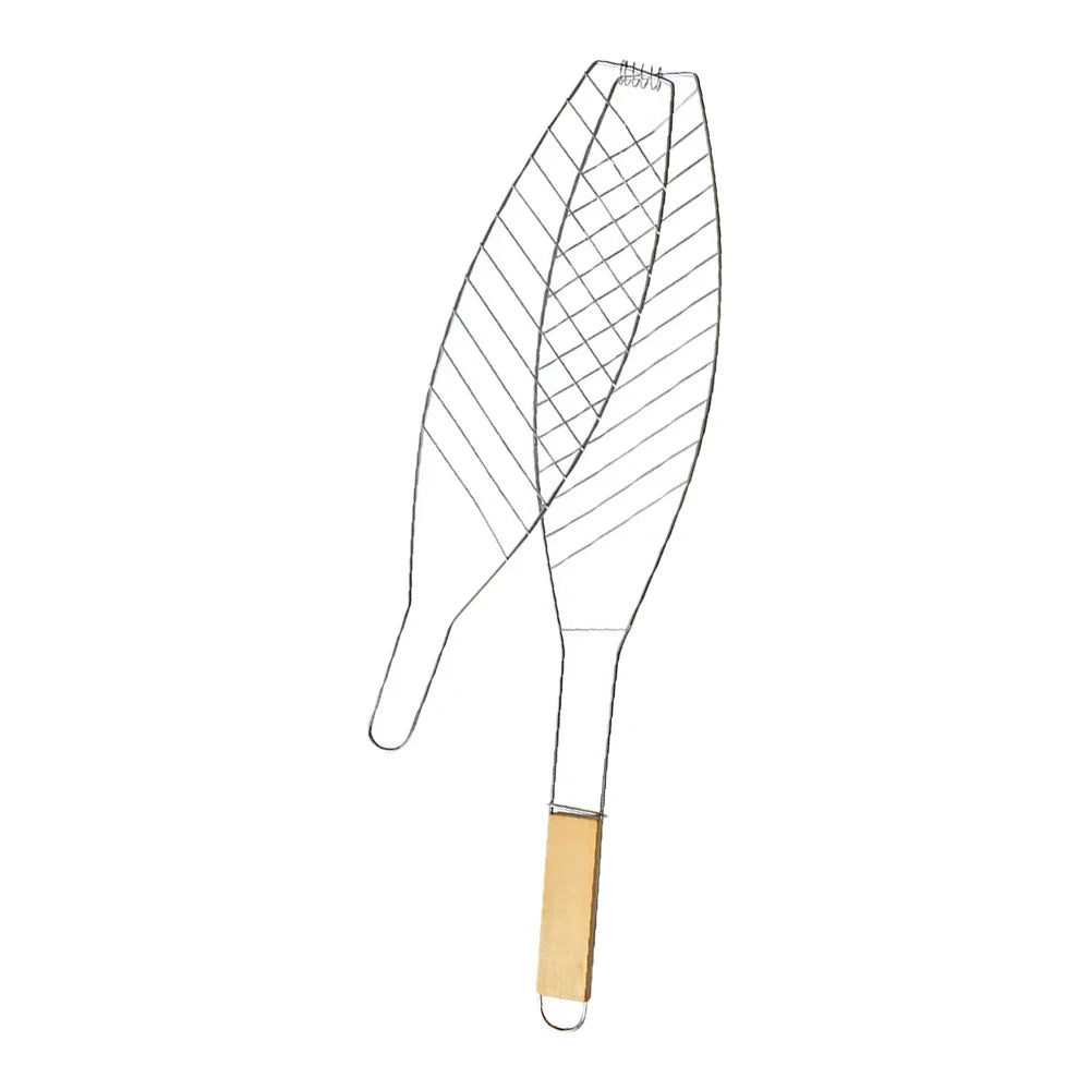 Roasting Fish Grilling BBQ Grill Basket Vegetable Folding Handle Nonstick Outdoor Barbecue Cookware Tool Mesh BBQ Cooking Grills