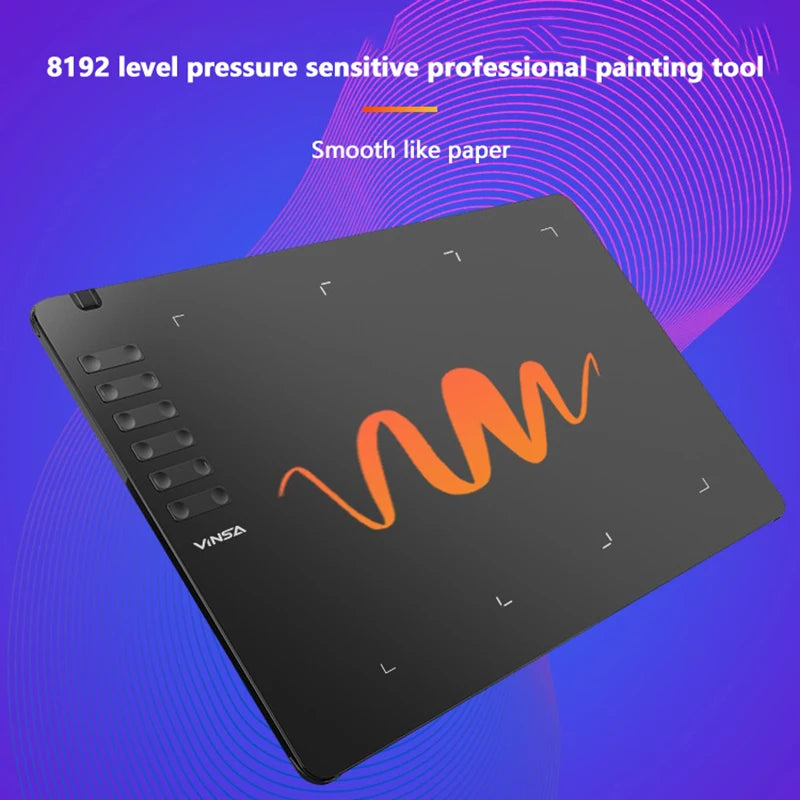 Graphics Drawing Tablet Digital Pen Pad Writing Drawing Board For Android Phone Windows Mac Laptop For Painting Designing Course