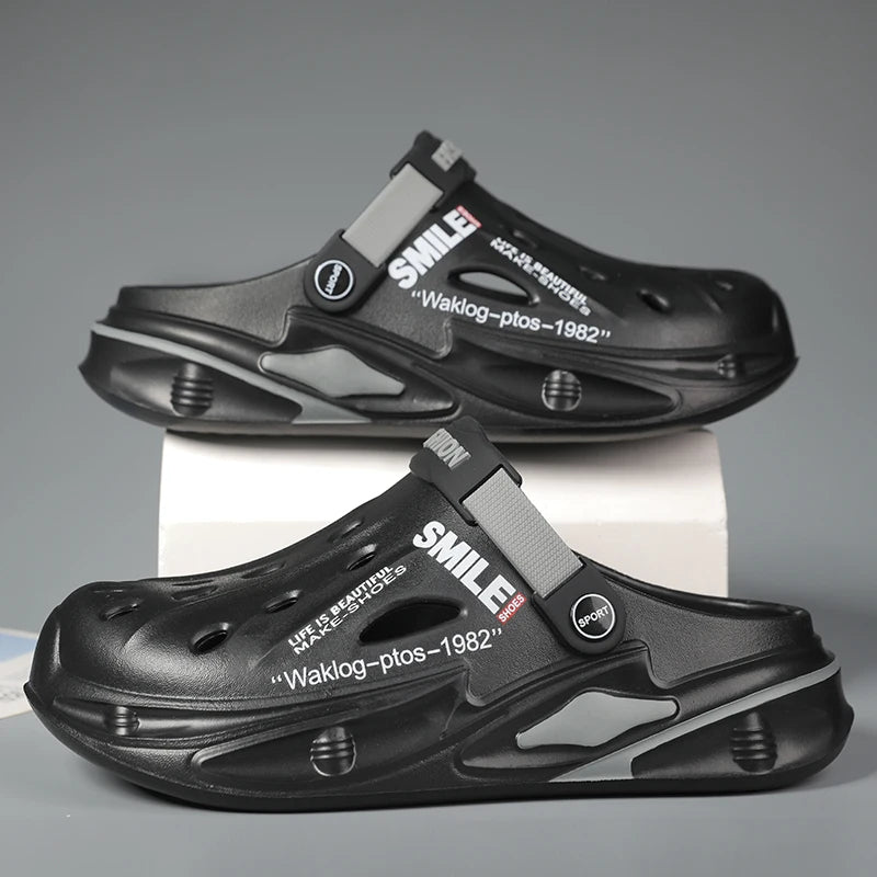 Men Summer Massage Slippers Women Indoor Soft Garden Bottom Slippers Outdoor Sandals Male Flip Flops Sandals Beach Casual Shoes