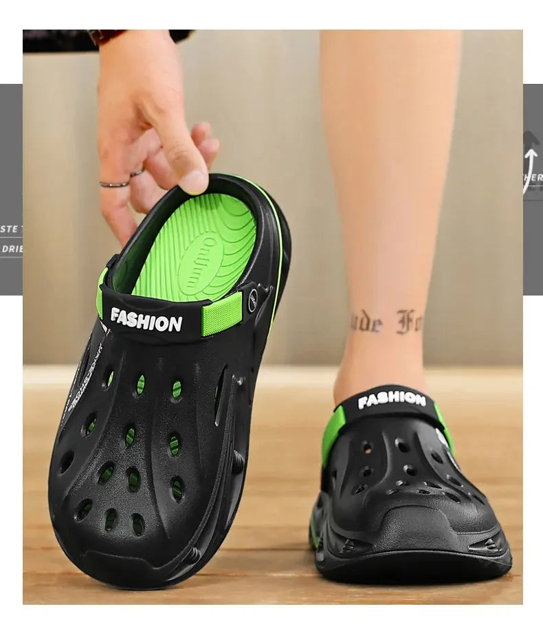 Men Summer Massage Slippers Women Indoor Soft Garden Bottom Slippers Outdoor Sandals Male Flip Flops Sandals Beach Casual Shoes