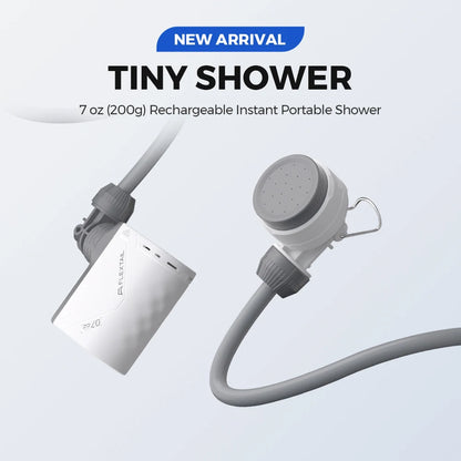 FLEXTAILGEAR Outdoor Camping TINY SHOWER IPX7 Waterproof Portable Electric Shower Pump for Outdoor and Home Cleaning