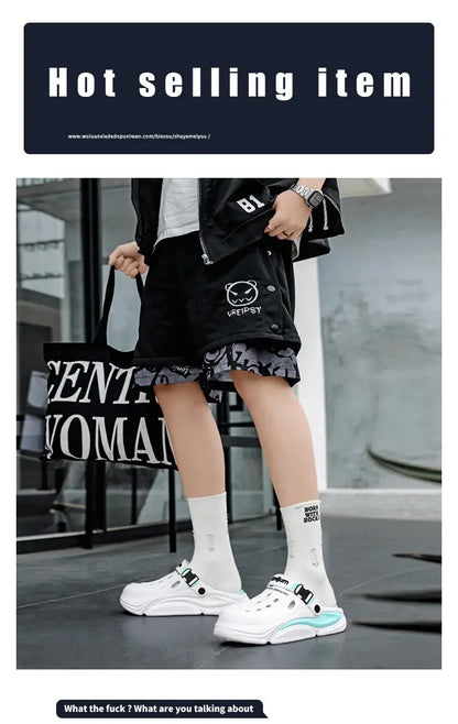 Men Summer Massage Slippers Outdoor Beach Sandals Women Soft Clogs Garden Bottom Indoor Flip Flops Male Sandals Casual Shoes