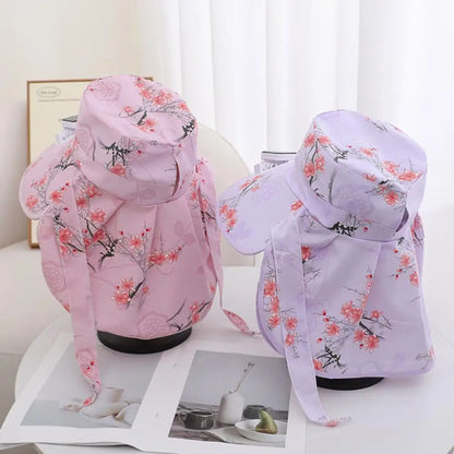 Summer solar digital charge fan hat adults women countryside sun protection thin design breathable work sun hat face cap