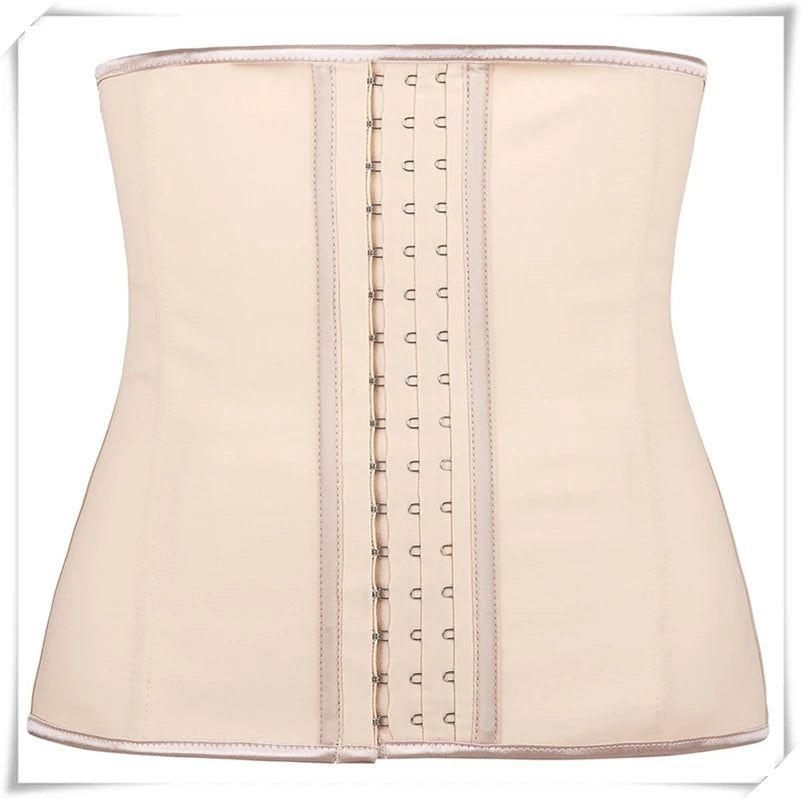 AfruliA Fajas Colombians Girdles Latex Waist Trainer Long Torso Corset Shapewear Slimming Belly Sheath Body Shaper 9 Steel Bones