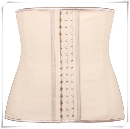 AfruliA Fajas Colombians Girdles Latex Waist Trainer Long Torso Corset Shapewear Slimming Belly Sheath Body Shaper 9 Steel Bones