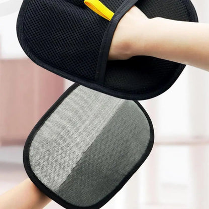 Pet Static Dedusting Brush Grooming Gloves Pet Hair Remover Brush Double-Sided Removing Dog Cat Hair Sofa Carpet Clothes