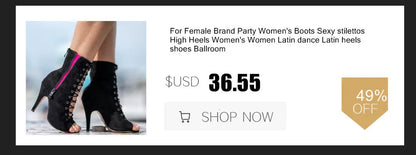 Women's Fashion Party Outdoor Sexy stilettos High Heels slippers Latin Women Latin dance heels Boots shoes 2020 For Ballroom