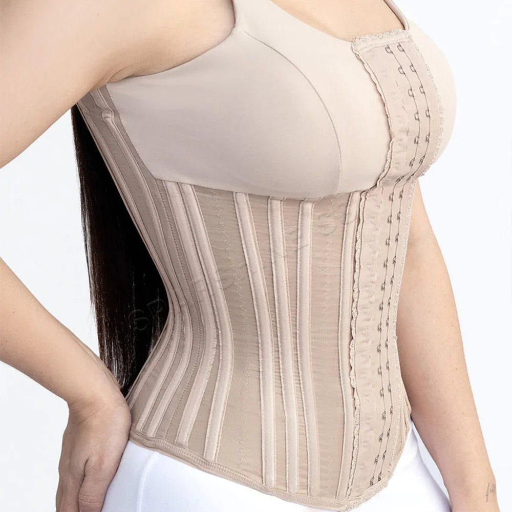 Waist Trainer Body Shaper Tummy Slimming Belt Belly Sheath Posture Correcting Shapewear Corset for Women  Steel Bones Girdles