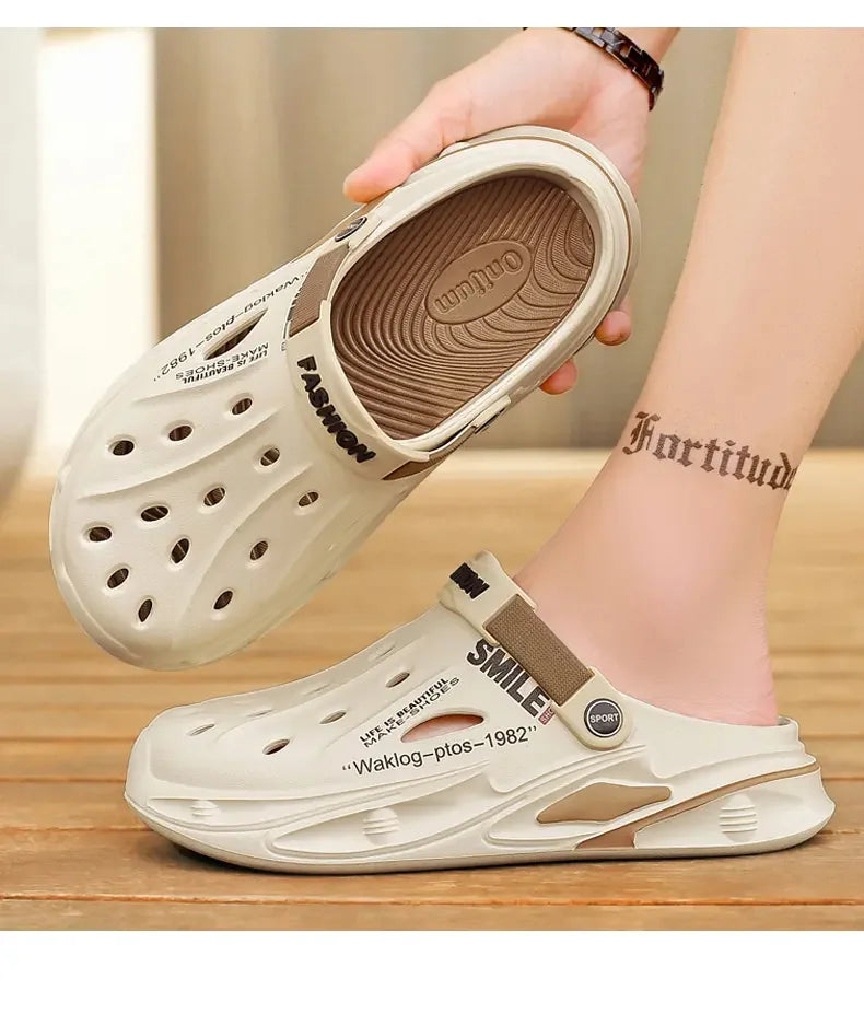 Men Summer Massage Slippers Women Indoor Soft Garden Bottom Slippers Outdoor Sandals Male Flip Flops Sandals Beach Casual Shoes