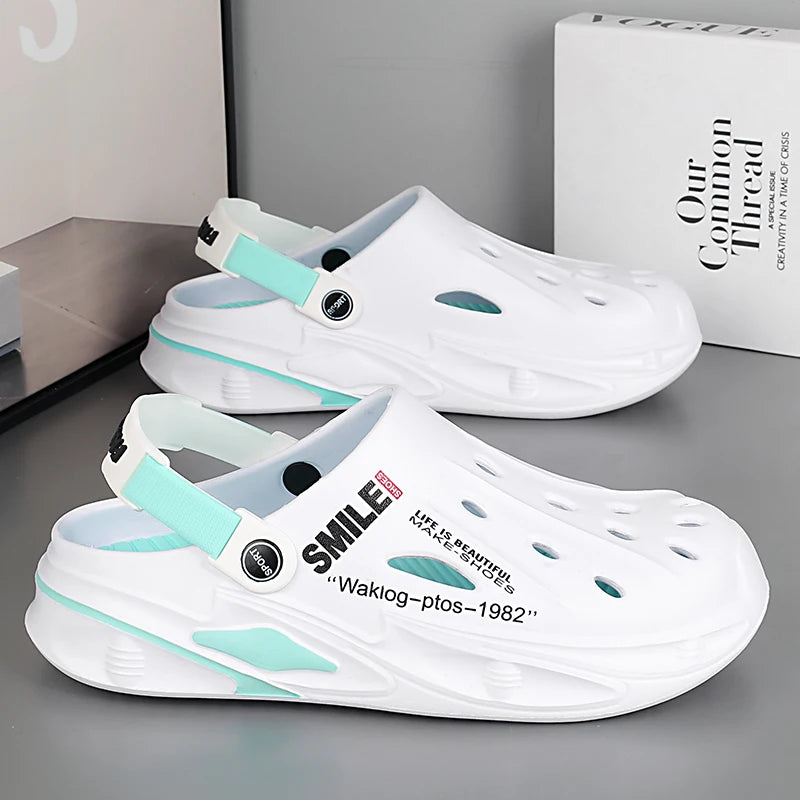Men Summer Massage Slippers Women Indoor Soft Garden Bottom Slippers Outdoor Sandals Male Flip Flops Sandals Beach Casual Shoes