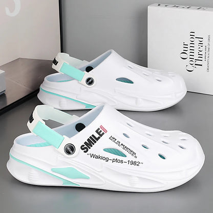 Men Summer Massage Slippers Women Indoor Soft Garden Bottom Slippers Outdoor Sandals Male Flip Flops Sandals Beach Casual Shoes