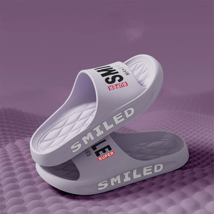 ZHIDA Summer Men Slippers Outer Wear Beach Sports Sandals Home Bathing Cool Slippers EVA Outsole Slides Soft Thick Sole Sandals