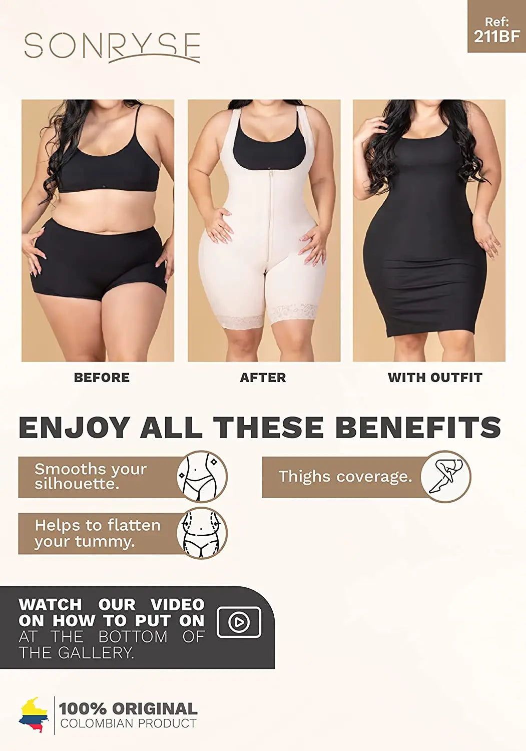 Full Body Shapewear Fajas Colombian Girdle Corrective Underwear Tummy Control Shaper Butt Lift Slim Corset Weight Loss Bodysuits