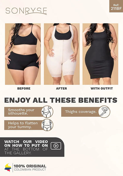 Full Body Shapewear Fajas Colombian Girdle Corrective Underwear Tummy Control Shaper Butt Lift Slim Corset Weight Loss Bodysuits