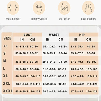 Waist Trainer Body Shaper Tummy Slimming Belt Belly Sheath Posture Correcting Shapewear Corset for Women  Steel Bones Girdles