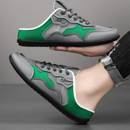 Summer Man Casual Half Slippers Breathable Soft-soled Support Leisure Flats Shoes Outdoor Light No Slip Men Sneakers Sandals 슬리퍼