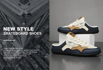 Summer Man Casual Half Slippers Breathable Soft-soled Support Leisure Flats Shoes Outdoor Light No Slip Men Sneakers Sandals 슬리퍼
