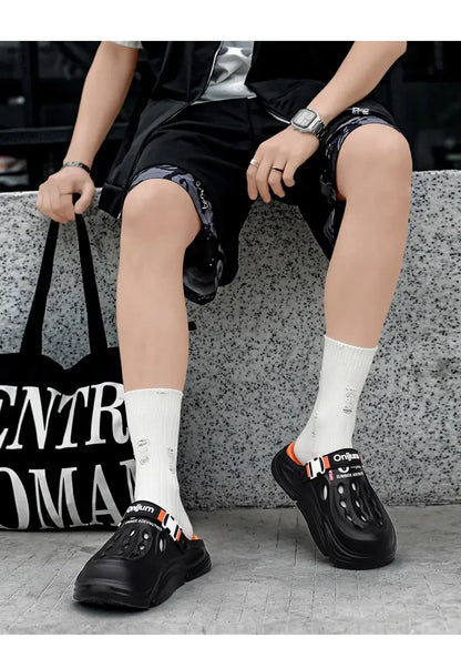 Men Summer Massage Slippers Outdoor Beach Sandals Women Soft Clogs Garden Bottom Indoor Flip Flops Male Sandals Casual Shoes