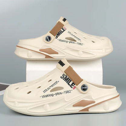 Men Summer Massage Slippers Women Indoor Soft Garden Bottom Slippers Outdoor Sandals Male Flip Flops Sandals Beach Casual Shoes
