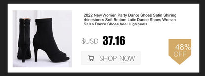 Women's Fashion Party Outdoor Sexy stilettos High Heels slippers Latin Women Latin dance heels Boots shoes 2020 For Ballroom