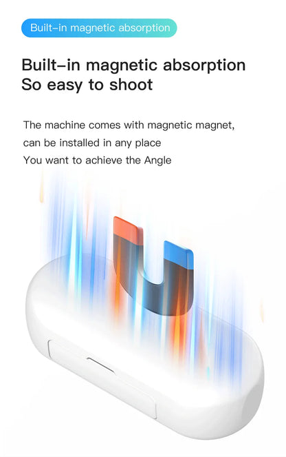 4K UHD Mini Vlog Camera Wireless WiFi Sports Action Camera Small Pocket Body Camcorder Photography Videography Portable Camera