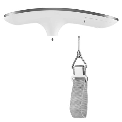 110Lb/50Kg Portable Digital Luggage Weight Scale LCD Display Pocket Electronic Suitcase Travel Scale Balance Baggage Weight Tool