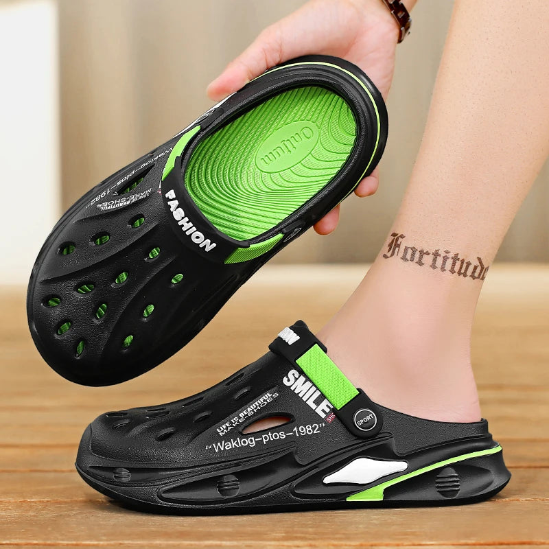 Men Summer Massage Slippers Women Indoor Soft Garden Bottom Slippers Outdoor Sandals Male Flip Flops Sandals Beach Casual Shoes